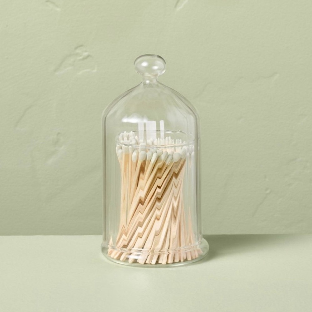 Clear Glass Cloche & Matches 75ct - Hearth & Hand™ with Magnolia Fall 2025